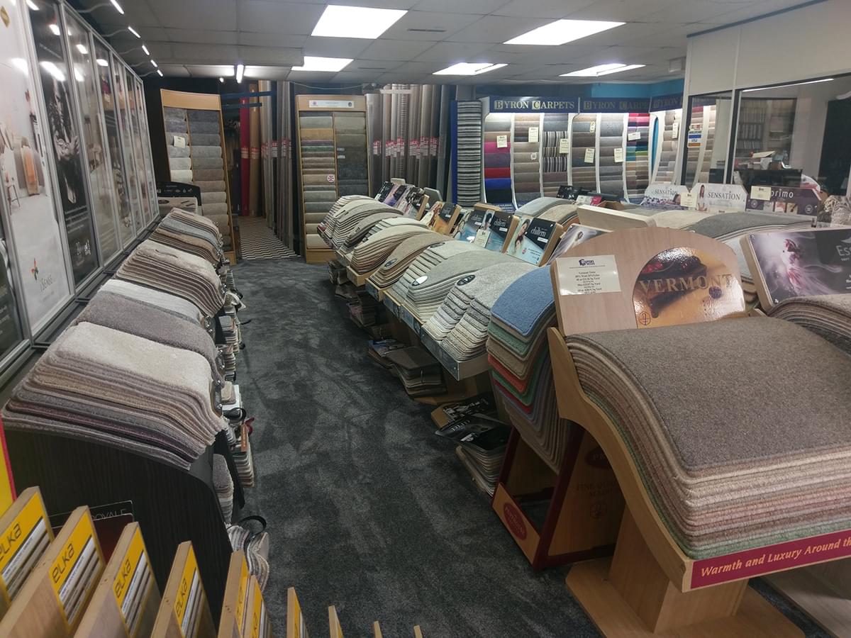 Byron Carpets showroom in Hucknall
